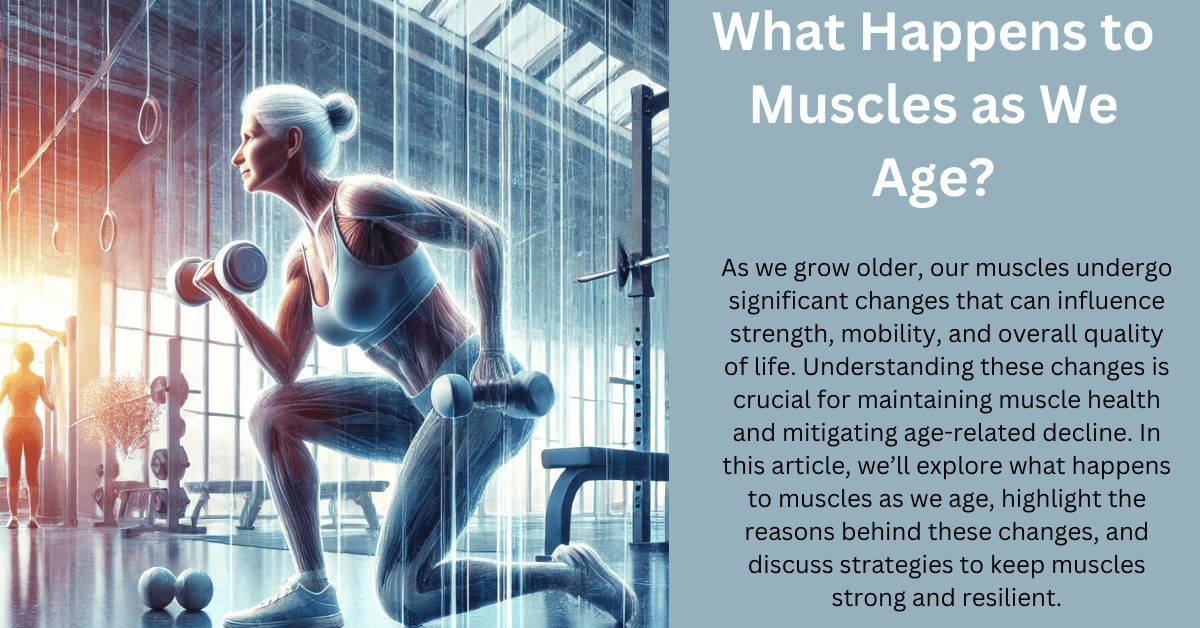 What Happens to Muscles as We Age? "Aging Strong: Unlocking the Secrets to Muscle Health and Vitality"