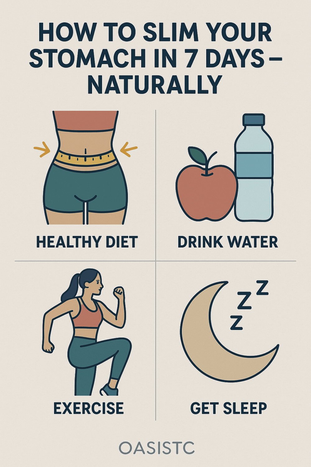 How to Slim Your Stomach in 7 Days — Naturally (Realistic, Safe, Practical)